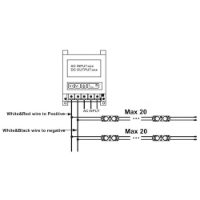Installation Diagram for LM02-0.72W12VCW LED Modules