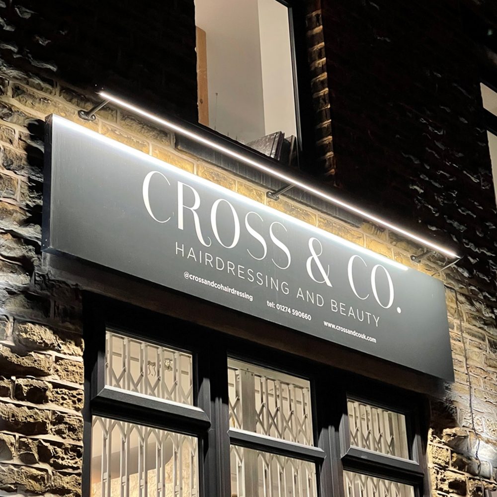 Cross and Co Hairdressing with Nanolight Trough Light installed 4000K LED