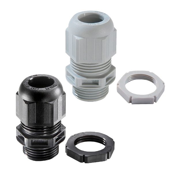 Wiska M20 IP68 Cable Glands with Locknut 10 sets