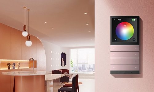 Smart Lighting Wall Controller for RGB Colour Changing LED lights